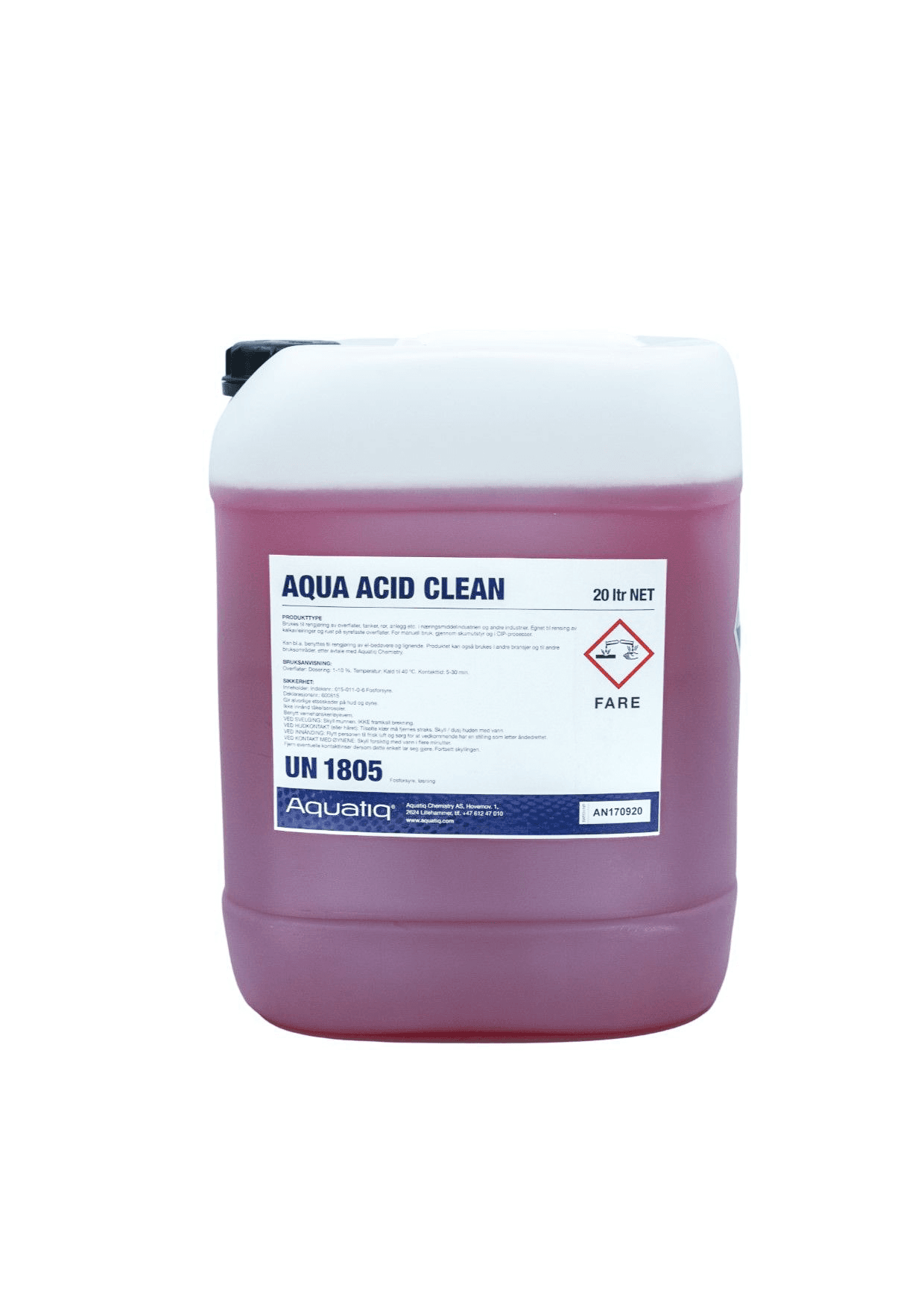 Aqua Acid Clean, 20 ltr billede 1