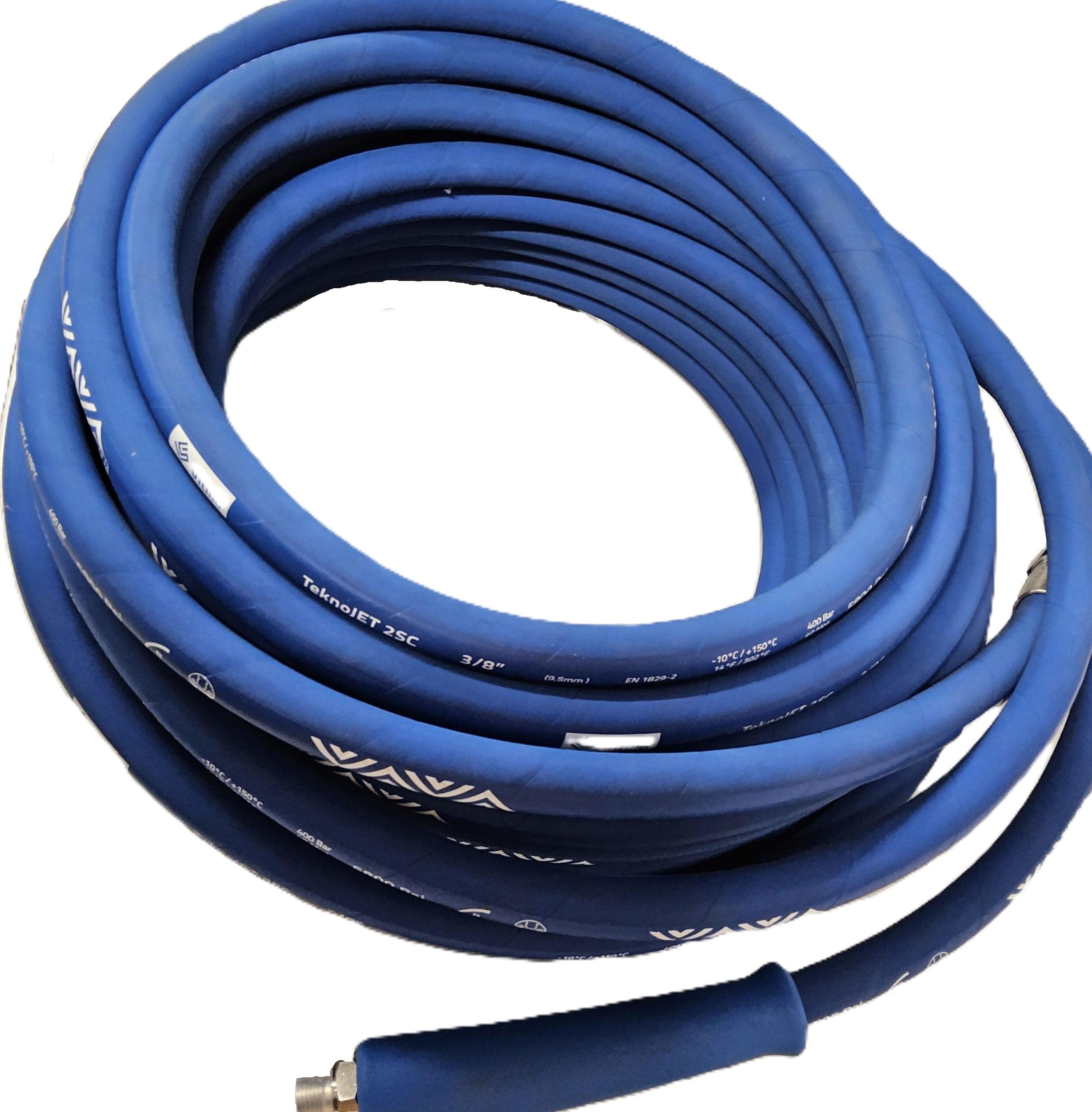 Teknojet 3/8" spyleslange for trommel 25meter bilde 1