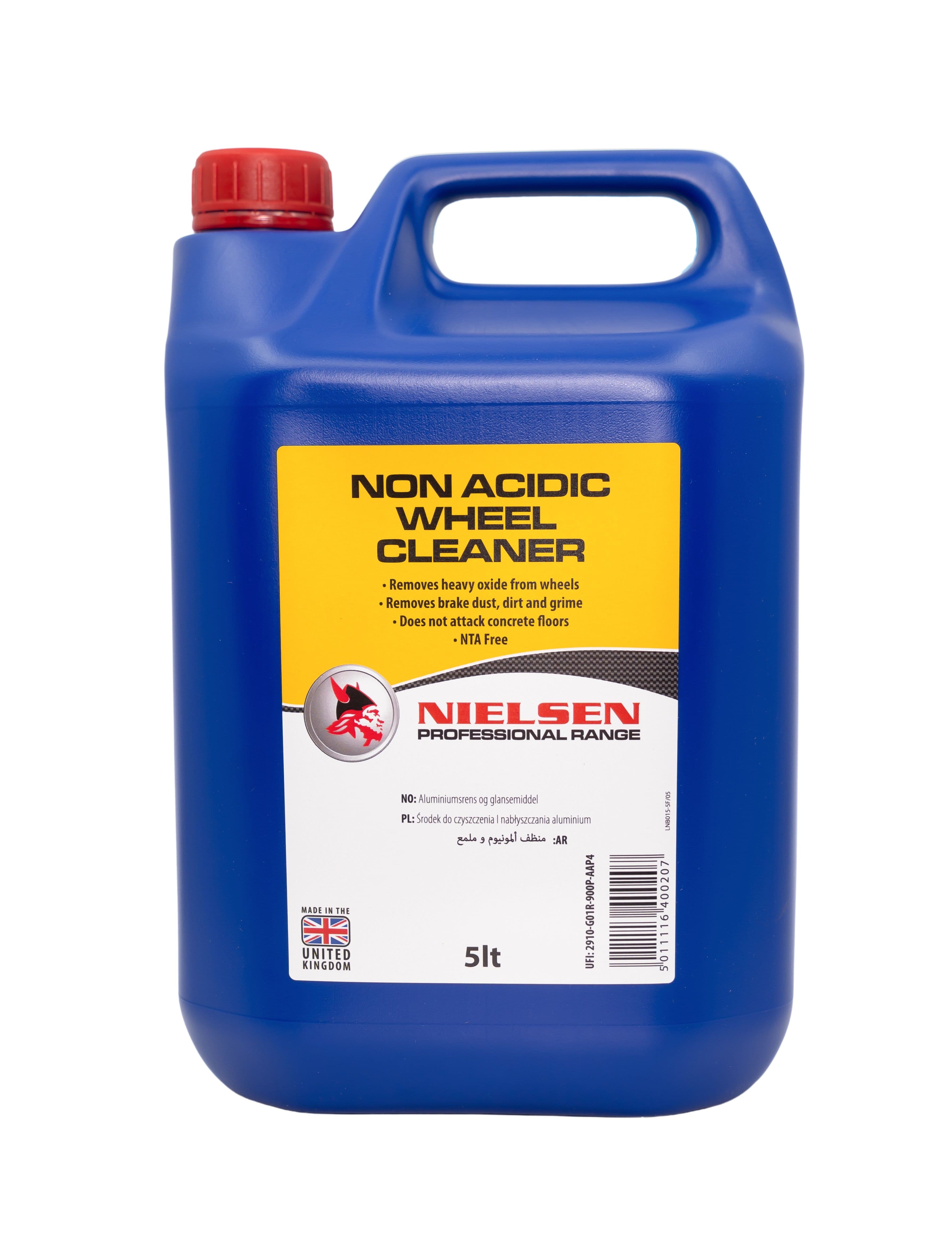 Nielsen Non Acidic Wheel Cleaner, 5 ltr billede 1