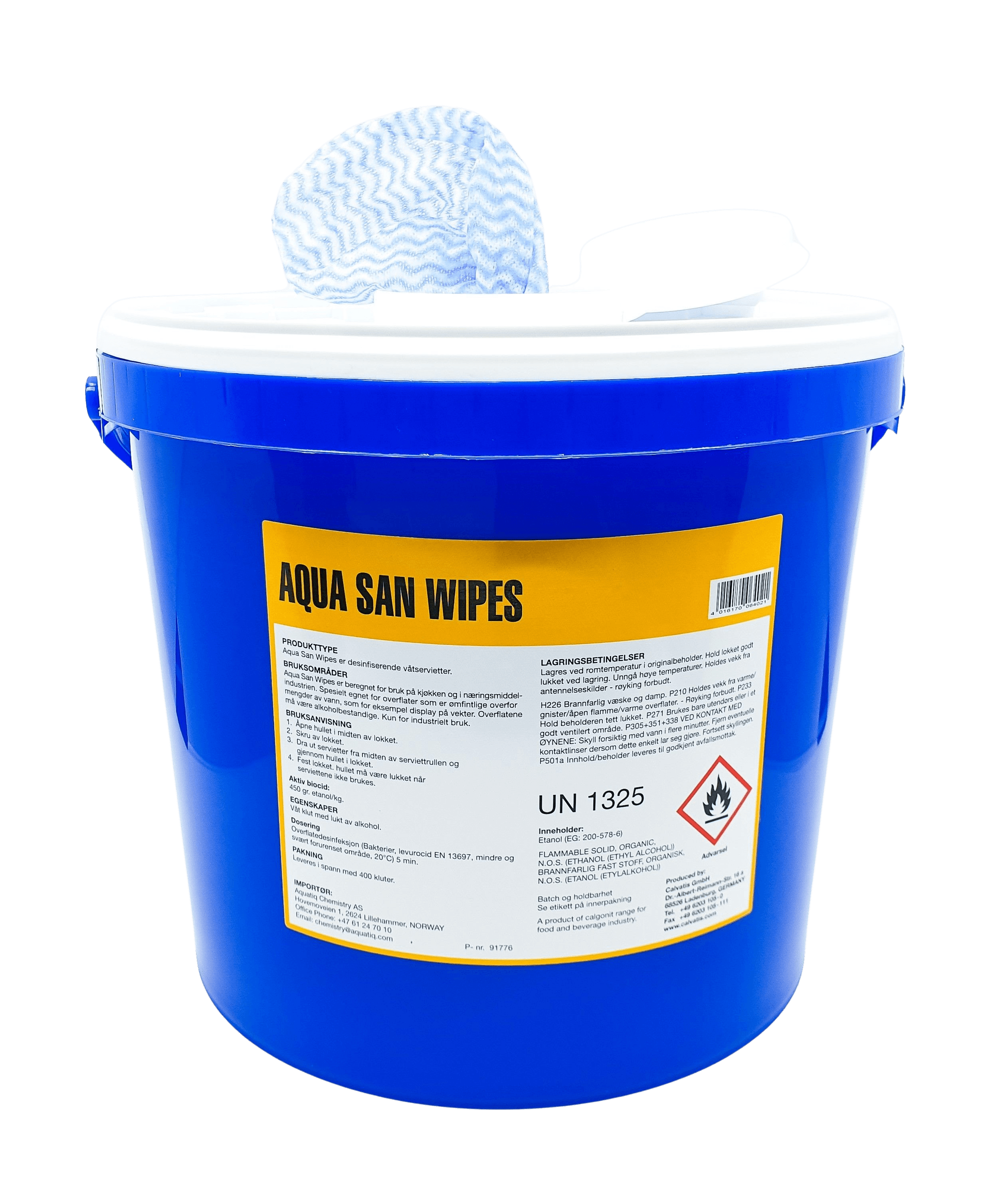 Aqua San Wipes, spann billede 1