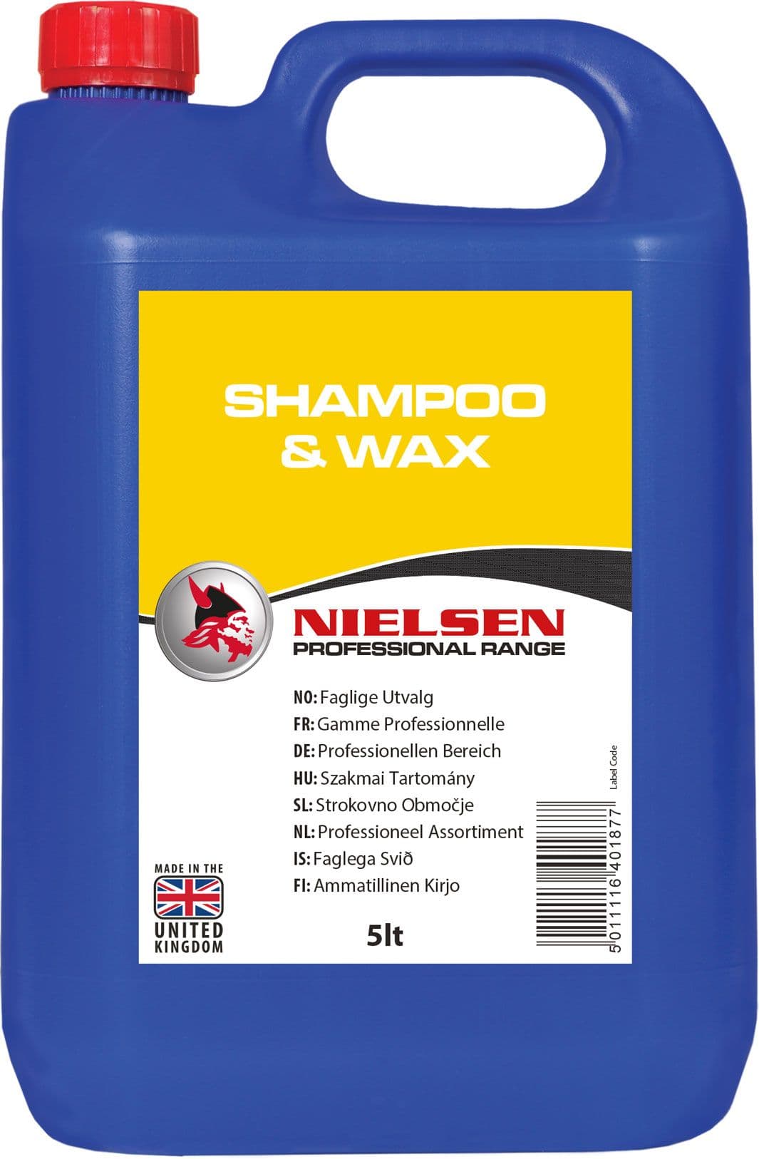 Nielsen Shampoo & Wax, 5 ltr billede 1