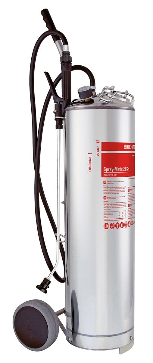 Birchmeier Spray-Matic 20 SH, rustfritt m/hjulsett, kompl bilde 1