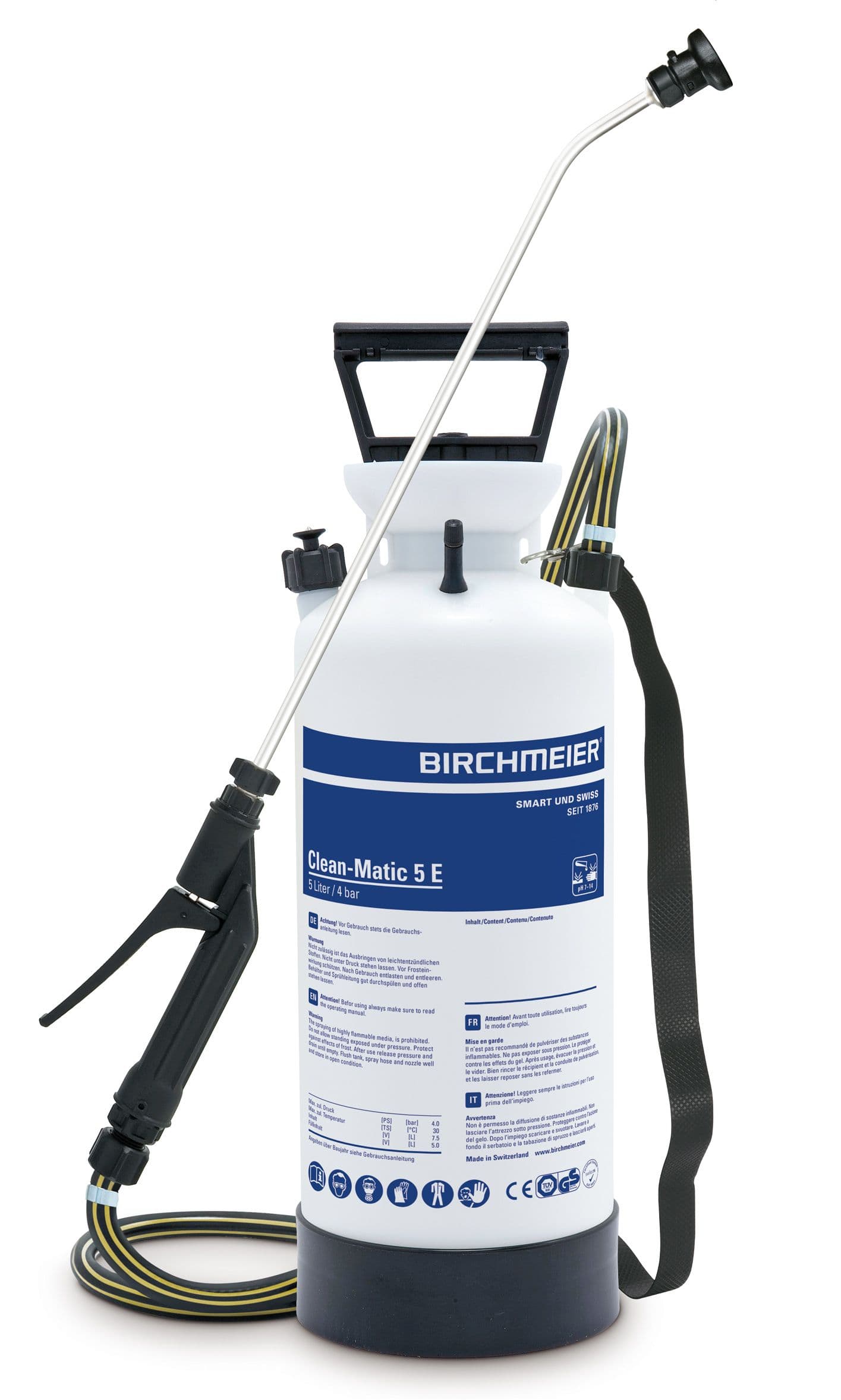 Birchmeier Clean-Matic 5E, blå (alka) billede 1