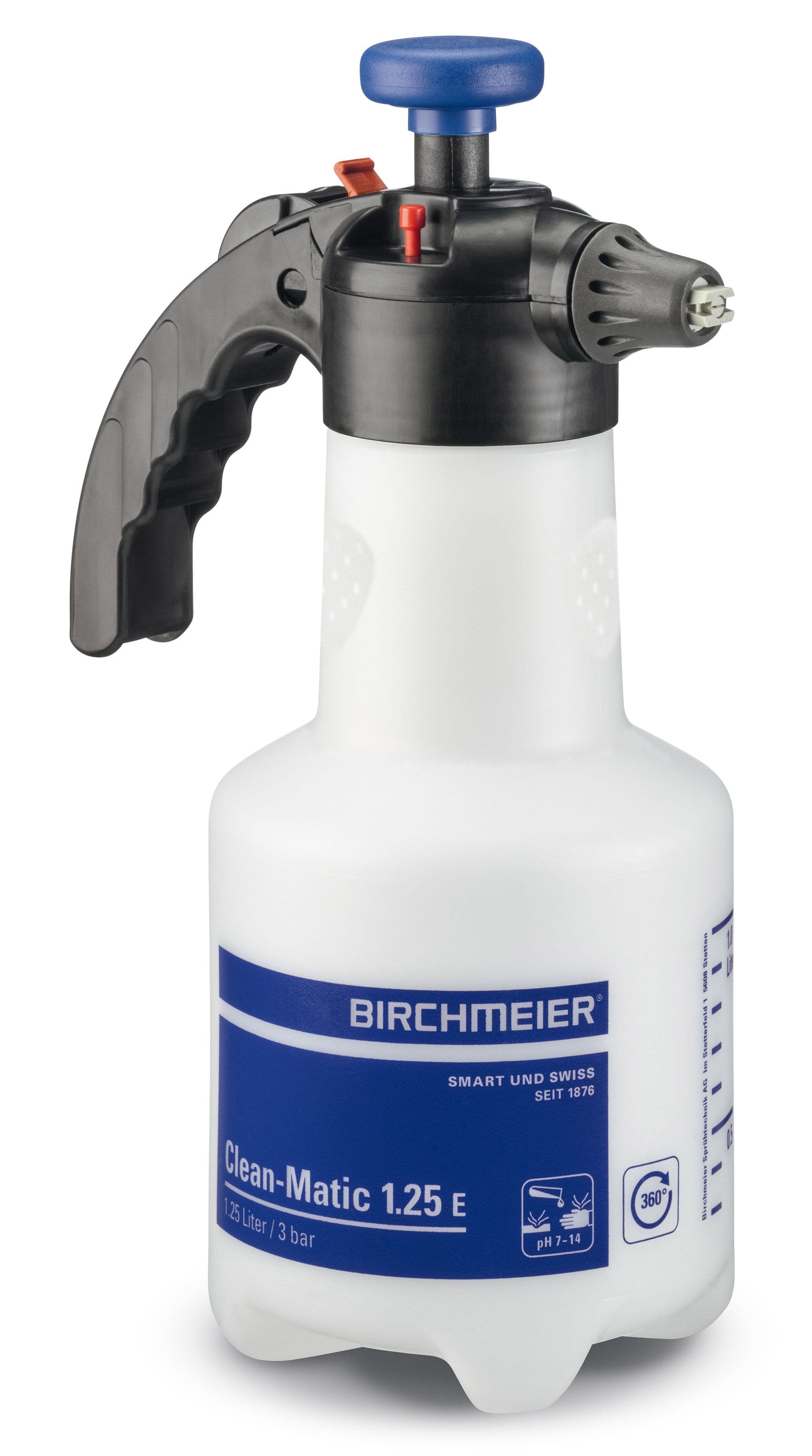 Birchmeier Clean-Matic 1,25 E, BLÅ, alkalier, 360° billede 1